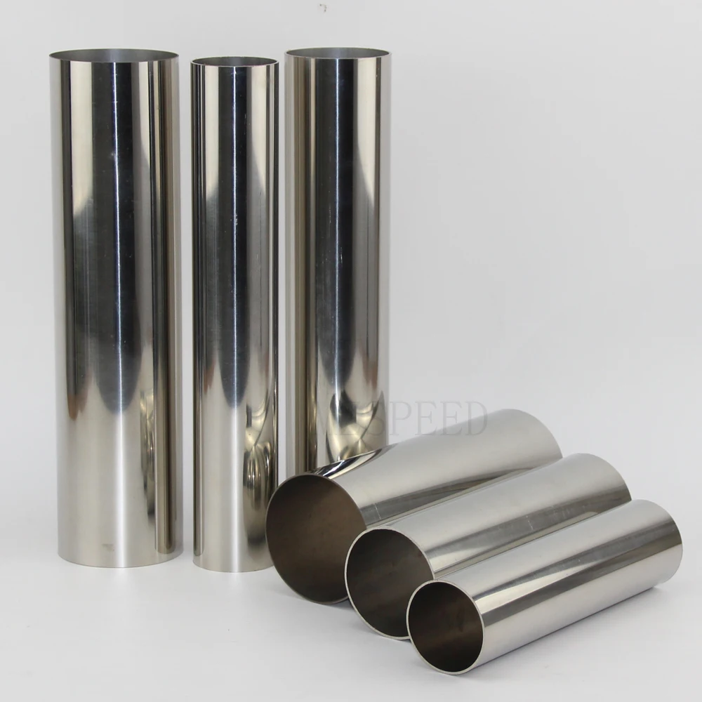 304 stainless steel pipe length 300mm outer diameter 51/63/76/89 mm stainless steel pipe
