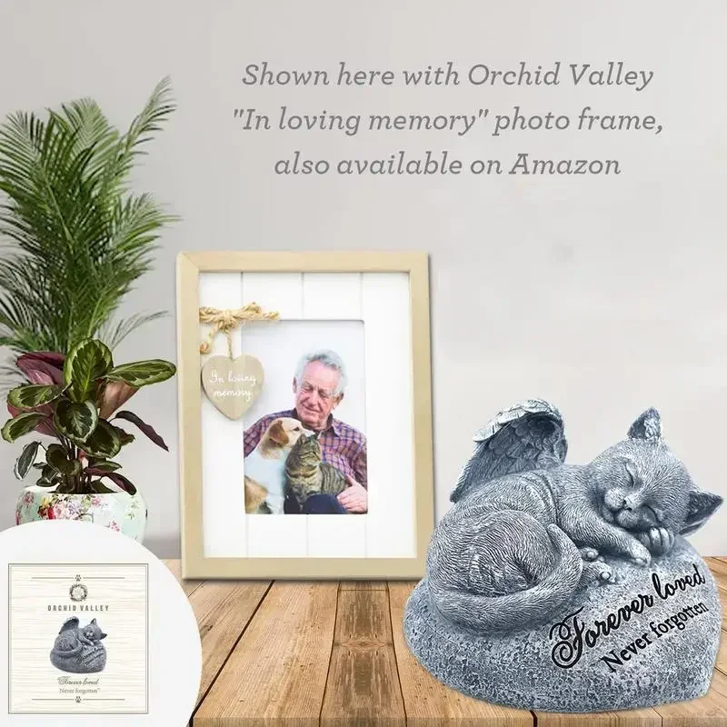 Cat Memorial Stones Cat Status For Garden Funerary Pet Memorial Tombstone Backyard Grave Markers
