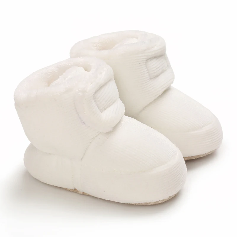 Newborn Baby Socks Shoes Boy Girl Star Toddler First Walkers Booties Cotton Comfort Soft Anti-slip Warm Infant Crib Shoes 2