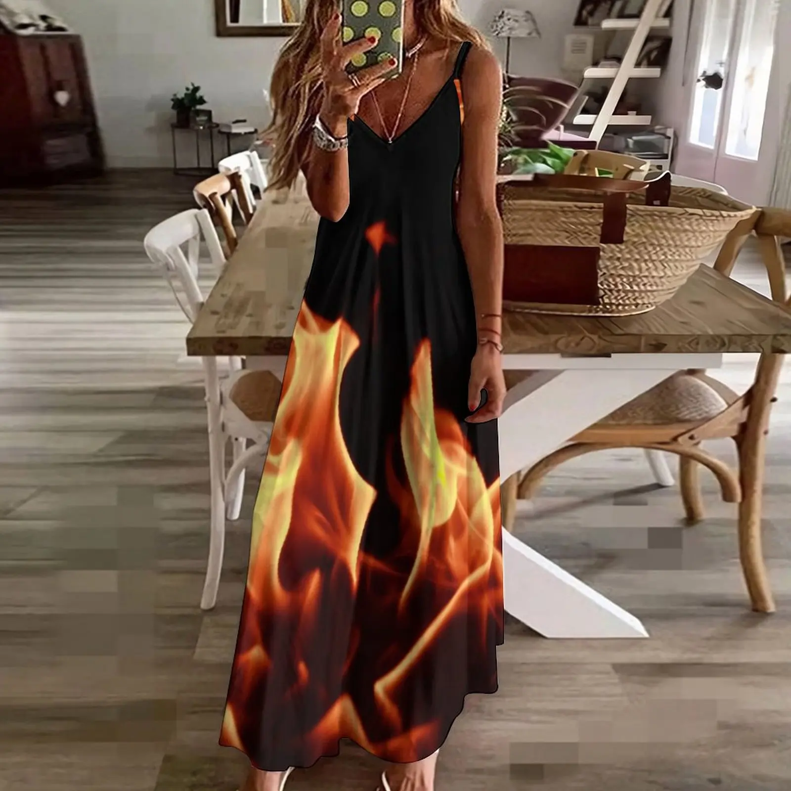 Robe Fuego Taille 2 - Noir - Occasion Très Bon état - Polyester