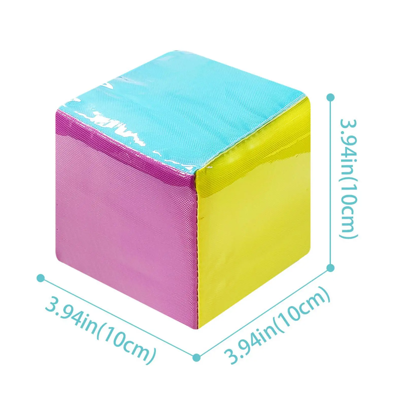 10cm Soft Pocket Dice Birthday Gift Toddlers Role Playing Large Dice Plush Cube