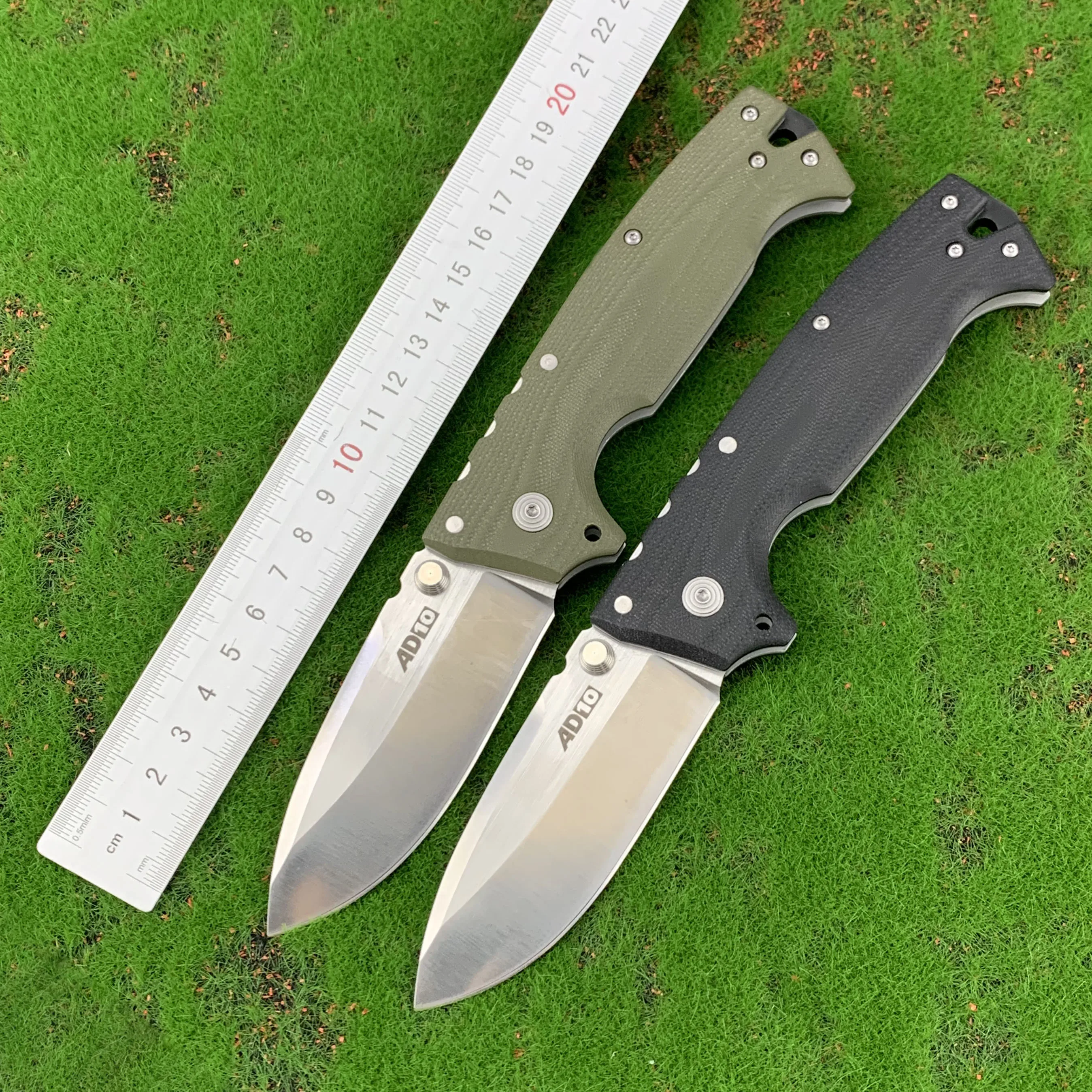Cold AD10 Folding Knife S35VN steel Survival Tactical combat Outooor Knife EDC Hunting Portable self-defense Tools 5