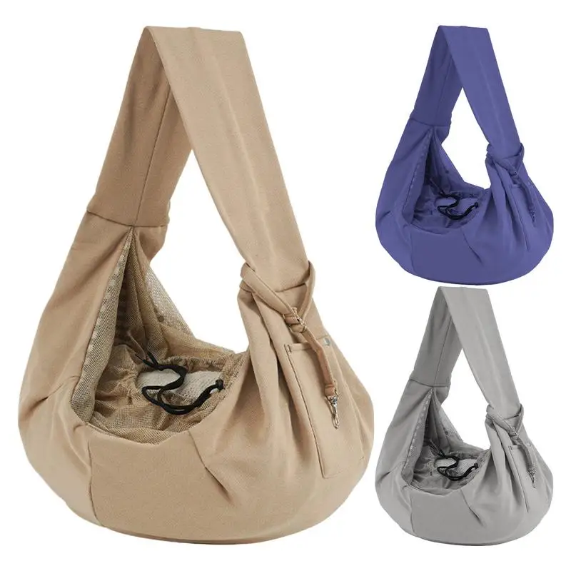 Reversible Cat Sling Carrier Comfortable Pet Purse