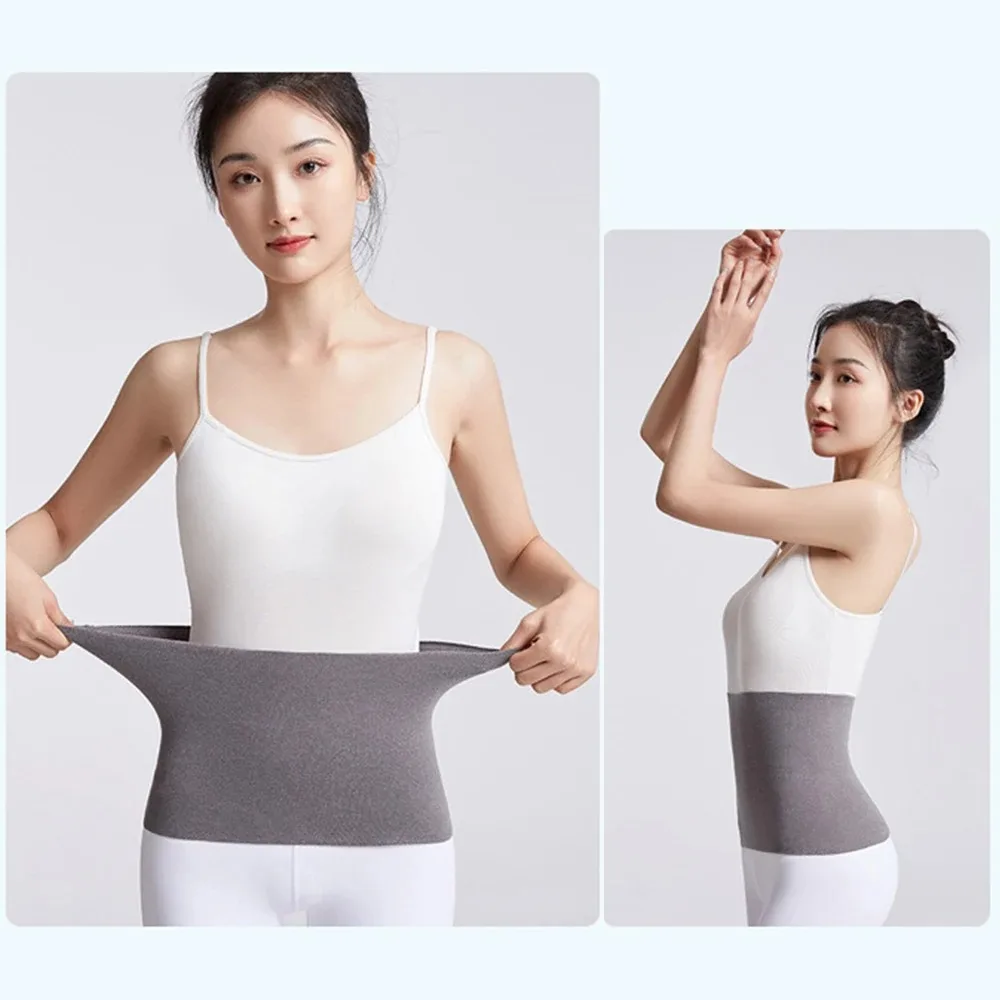 

Elastic Cotton Cloth Unisex Thermal Waist Support Abdomen Back Pressure Warmer Inner Wear Winter