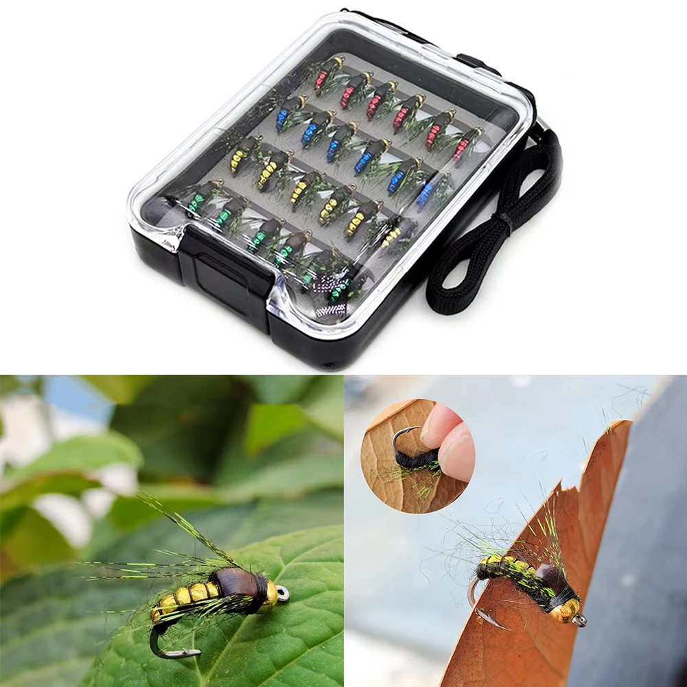 

Fishing Bait 15*8mm 24Pcs/Set 73g/box Accessories Metal+plastic Mixed Color Reflective Back For Trout Carp Bass