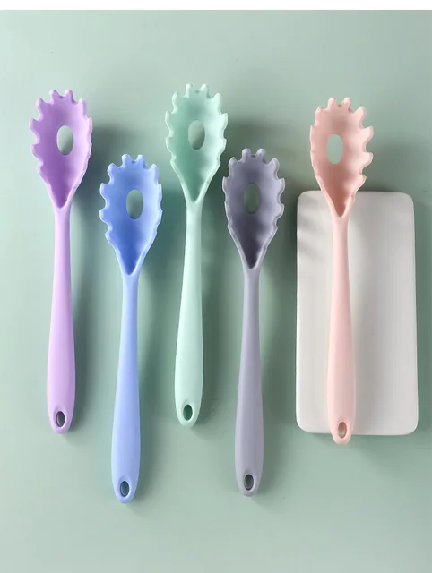 Buy Wholesale China Silicone Pasta Spoon Egg Fishing Noodle Spoon