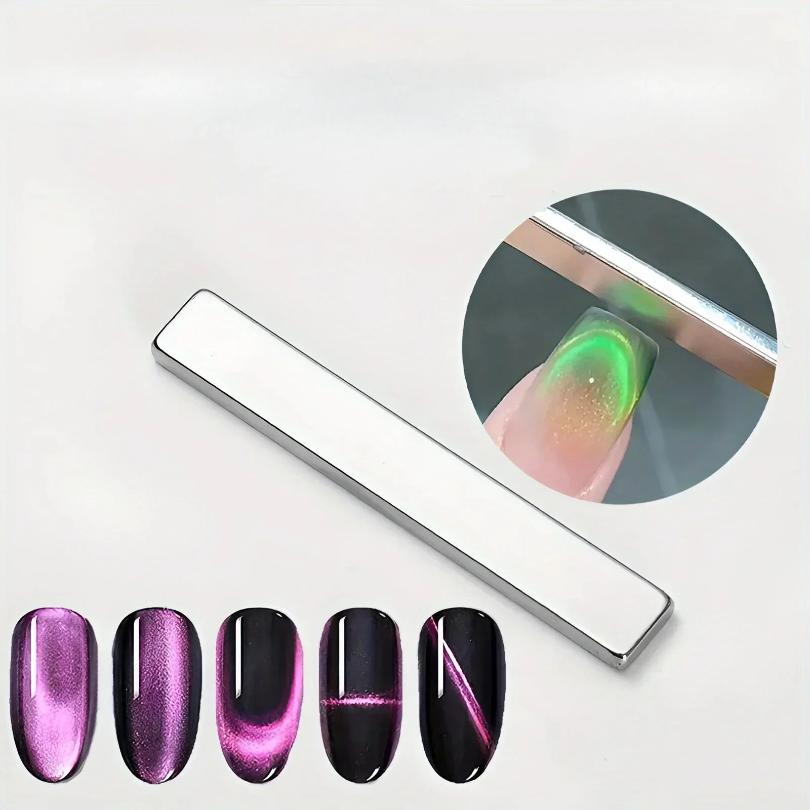 Nail Art Magnetic Pen 3D Cat Eye Painting Nails Art Design Dual-Ended Magnet Wand Gel Polish Magic for Manicure DIY&Salon Tools