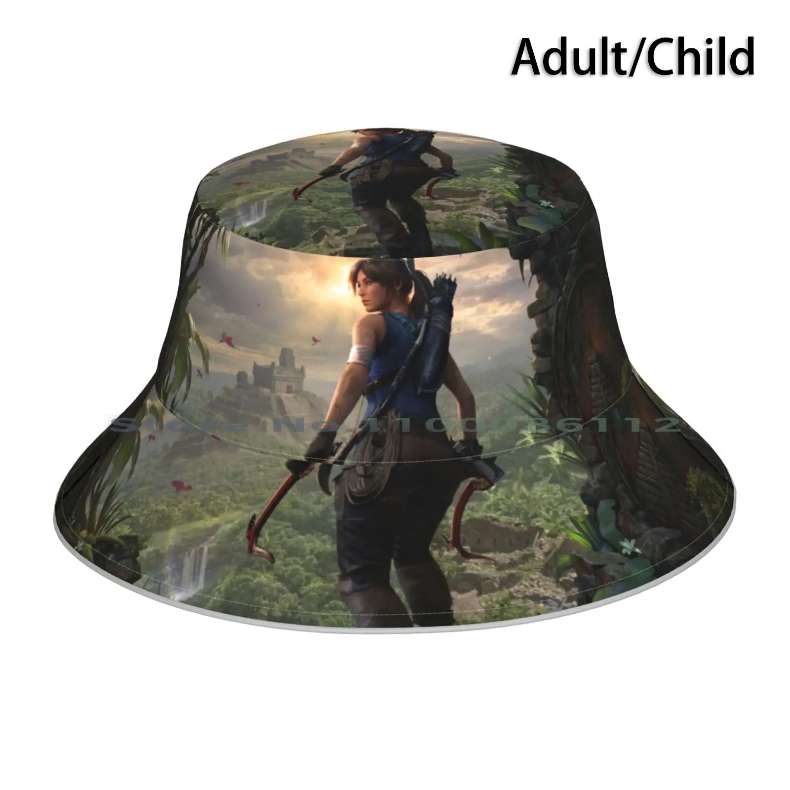 Ara Bro-Shadow Of The Tomb Raider Cappello A Secchiello Berretto Da Sole 480Ft Shadow Of The Tomb Raider Videogiochi Personaggi Femminili