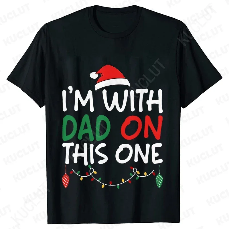 thumbnail image 4 of No hago camisetas a juego para fiestas familiares, camisetas navideñas divertidas para parejas, camisetas unisex para niños y niñas, 4 of 5