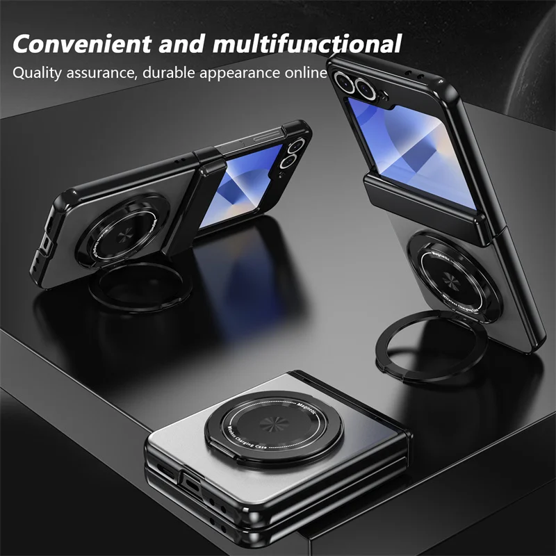 Magnetic 360° Rotating Ring Holder Phone Case with Hard Shell Protection