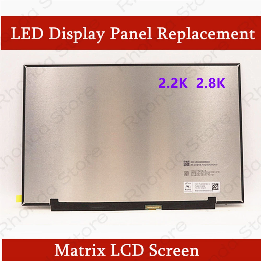 Écran LCD 14 Pouces AUO B140QAN05.H – Résolution 2,2K (2240x1400) – Pour Lenovo FRU 5D11F28177 – Neuf