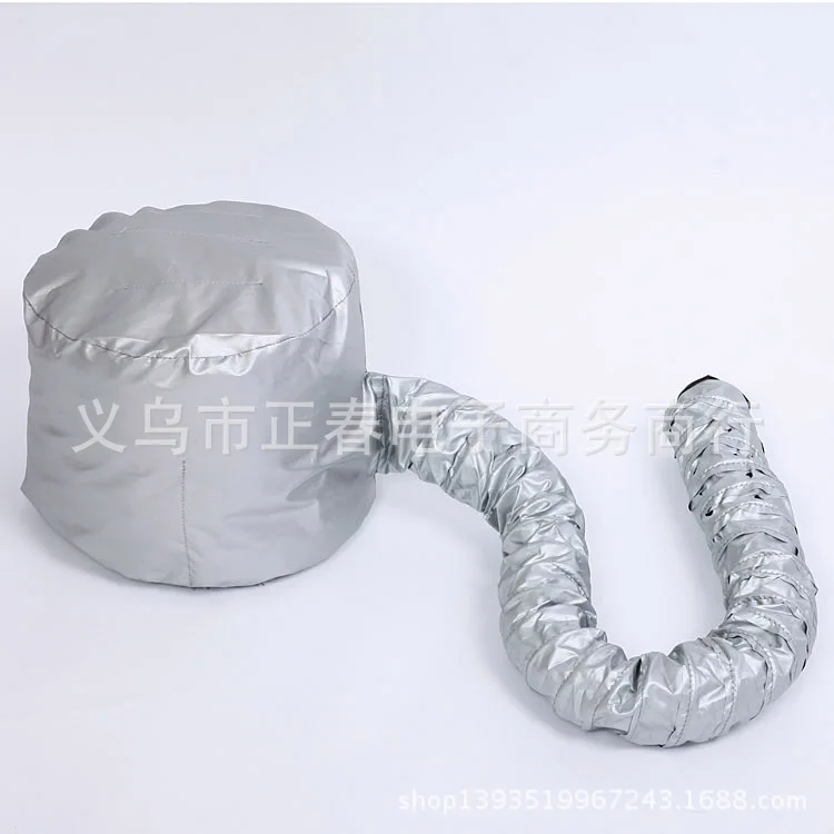 Comfort Home Portable Salon hair dryer cap Hood Bonnet Attachment Silver Color Haircare Bonnet dryer attachment hair cover