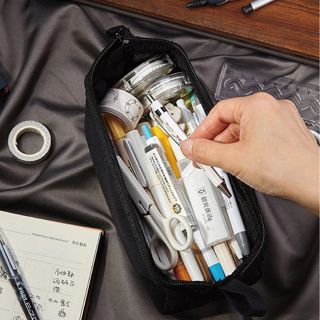 Pencil Case Large Capacity Pencil Pouch Handheld Pen Bag Cosmetic Portable  Gift for Office School Teen Girl Boy Men Women Adult - AliExpress