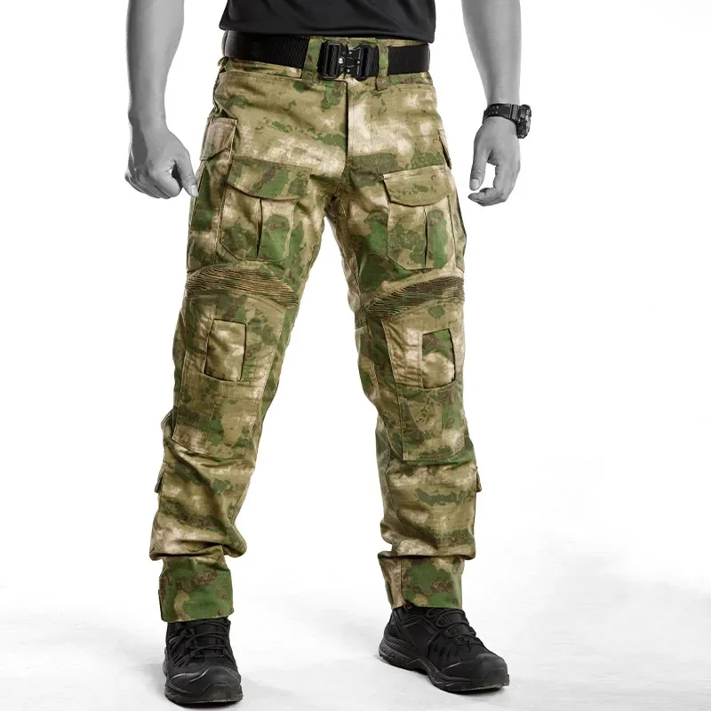 

ATFG Mox Camo G3 Combat Pants with Knee Pads Airsoft Military Tactical Trousers CP Gen3 Range Green CT Cotton Polyster