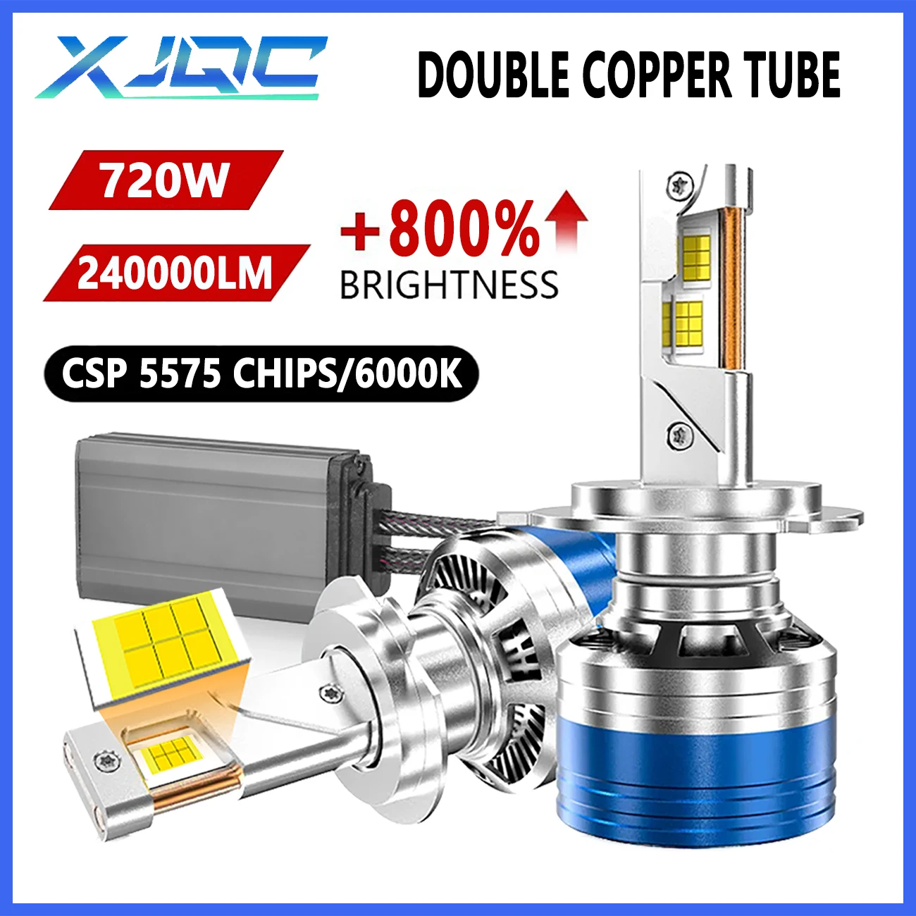 

F7 240000LM 720W H1 H4 H7 HB2 HB3 9005 HB4 H8 H9 H11 9006 светодиодный Canbus 9012 лампы Сверхъяркие Автомобильные фары автомобильные лампы