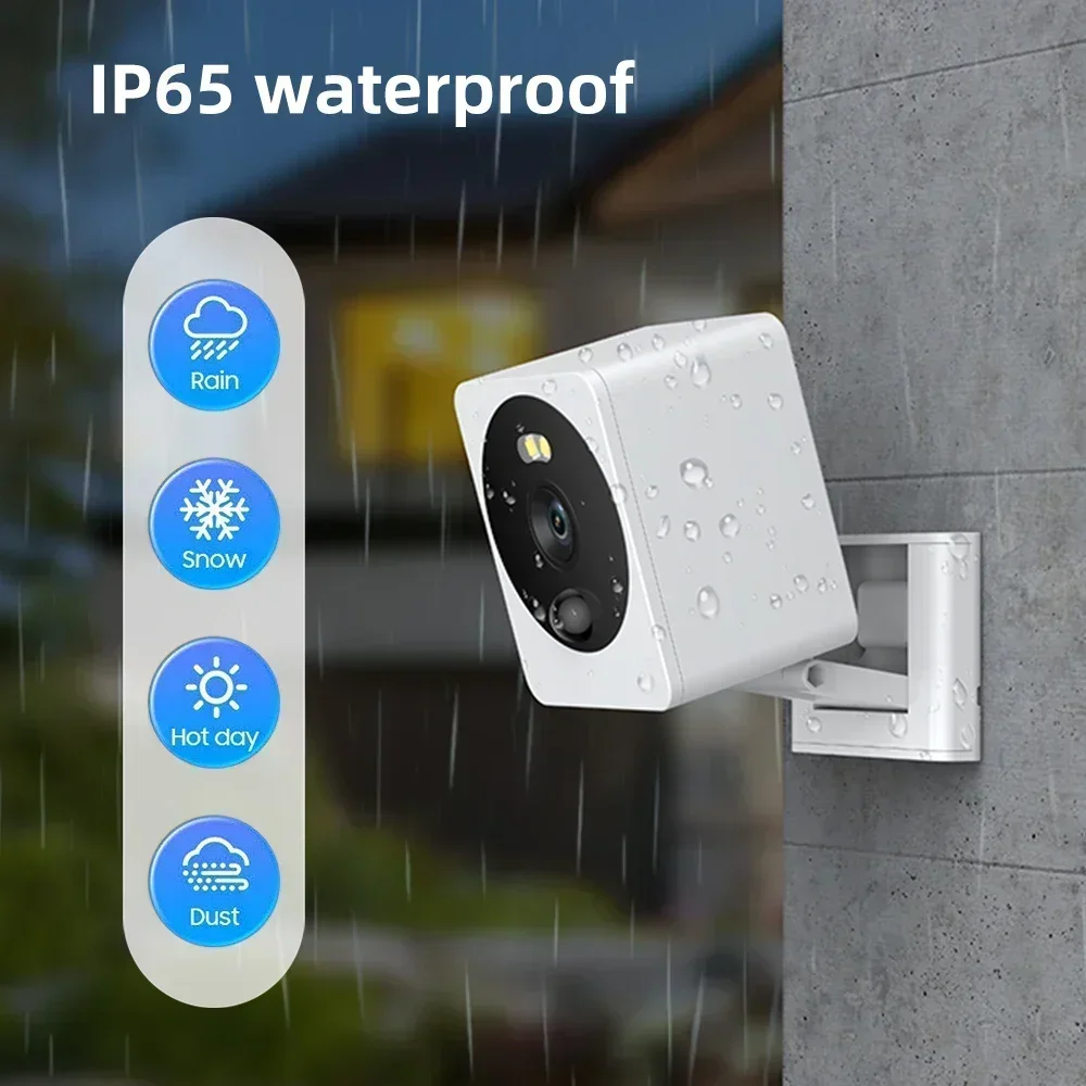 Tuya Smart Life WiFi Camera 5MP HD Motion Detection Color Night Vision Wireless CCTV Surveillance Camera Tuya APP 3
