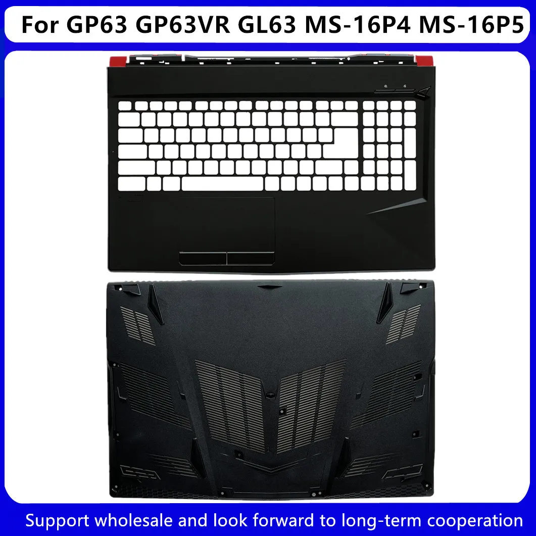 Tampa do Palmrest da Caixa Superior para Msi Gp63 Gp63vr Gl63 Ms16p4 Ms-16p5 3076p6c223 3076p1d255d37 Novo
