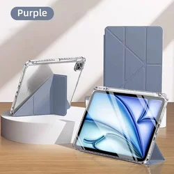 Universal Smart Tablet Case with Pen Holder for iPad Air 3 Pro 10.5 (PURPLE)
