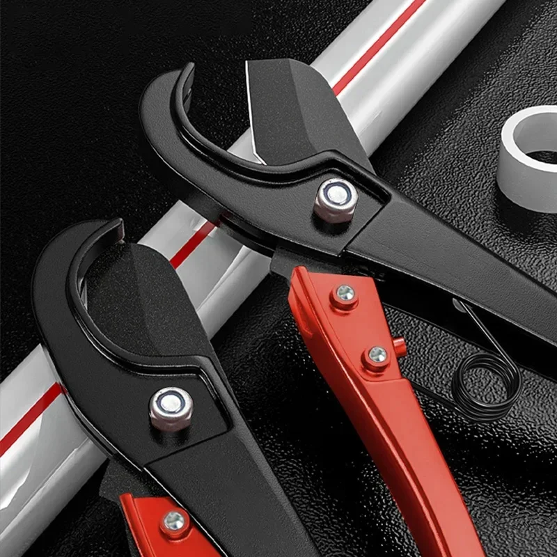 Pipe Cutter Pipe Scissors SK5 Material Ratchet Cutter Plastic PVC/PU/PP/PE Hose Cutting Hand Tool for Plumber