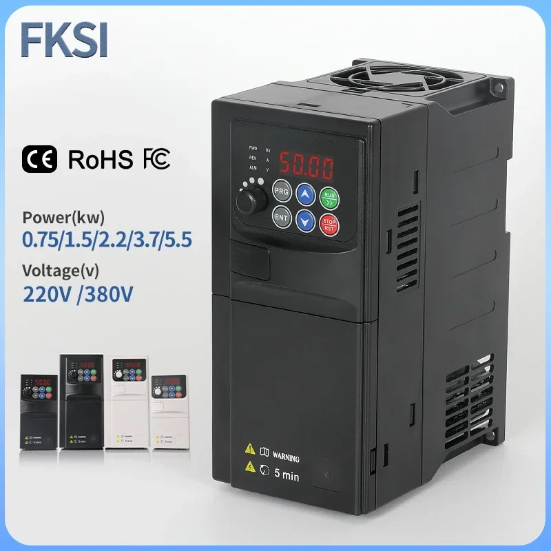 Inverter VFD 0.75KW 1.5KW 2.2KW Inverter di frequenza 1P-3P 220V 3P-3P 380V convertitore di frequenza di uscita convertitore di frequenza variabile - Image 2