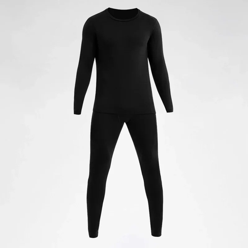 Thermal pants men's long Johns plus fleece thickened inside to wear tight bottom cold proof thin cotton pants wool pants spring