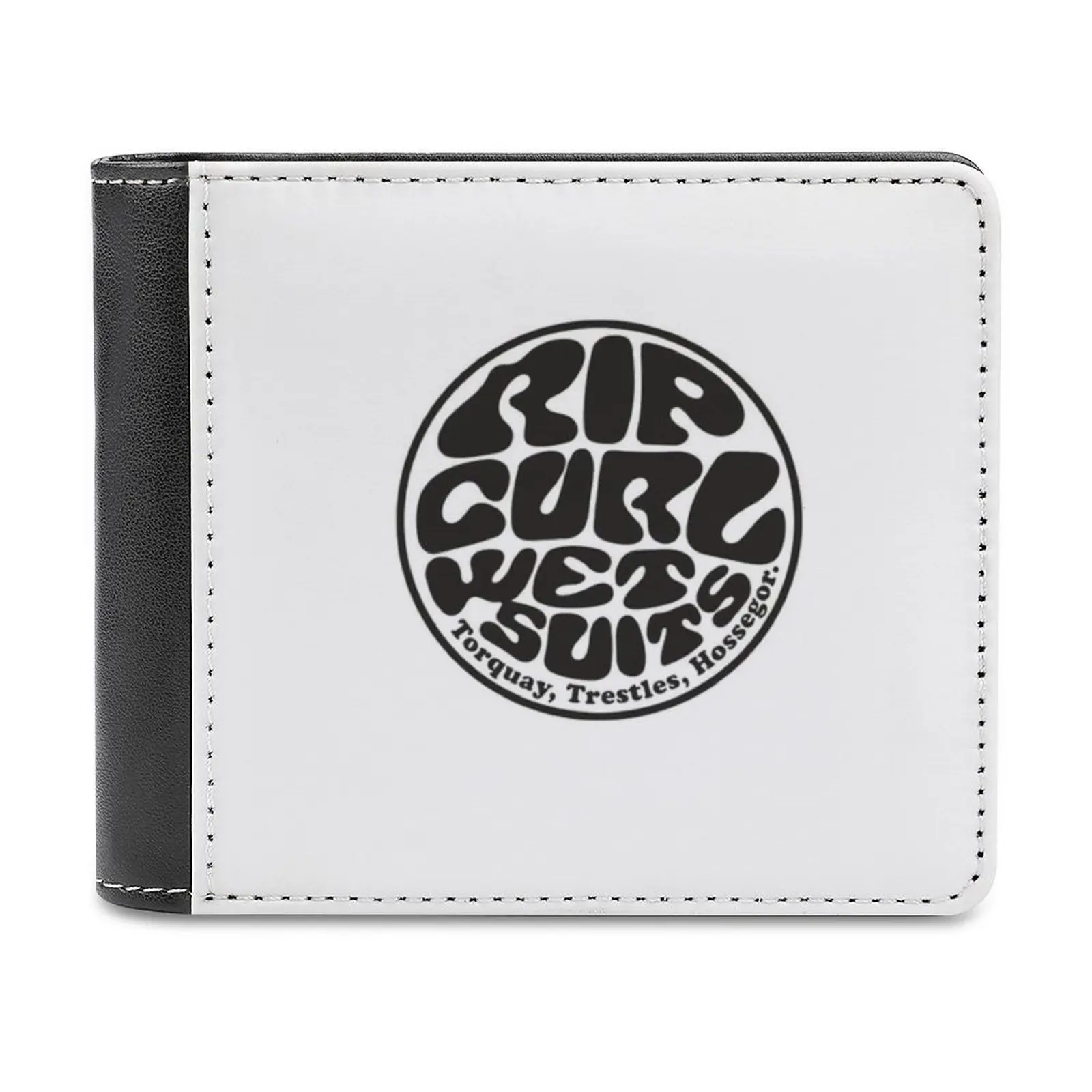 AustraliaSurfLeatherWalletMenSlimPurseCardHolderWalletsMoneyBagSharkSurfingRespect