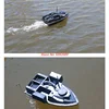 54CM 4 Hopper 100 GPS Auto Return Cruise RC Fishing Bait Boat 500M 2KG Adjust LED Lighting 100 Point GPS Fishing Bait Boat Nest 6