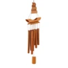 Bamboo Wind Chime Handmade Natural Ring Home Decor Wind Chime Hanging Ornament Outdoor Yard Wind Bell 5