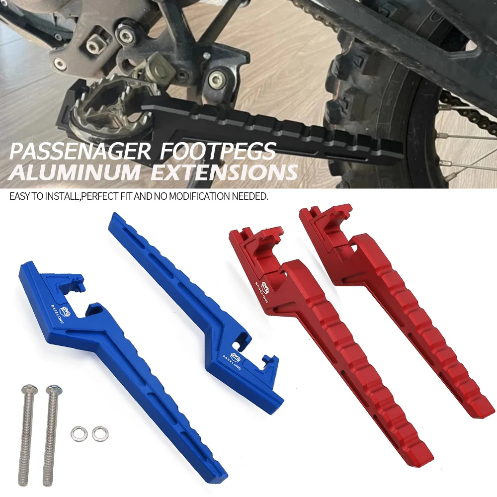 For Sur Ron Light Bee X S/X/L1E Segway X260/ X160 Passenger Foot Peg Extensions Extended Footpegs For Honda CRF 450R 450X/RWE/RL