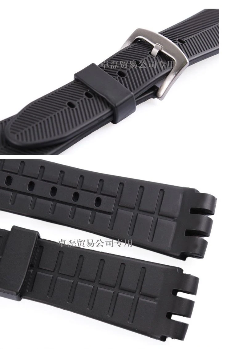 23mm Silicone Rubber Strap for Swatch Watch YOS440 449 401G 447 448 IRONY Sports Waterproof Wristband Tools Bracelet Black Blue