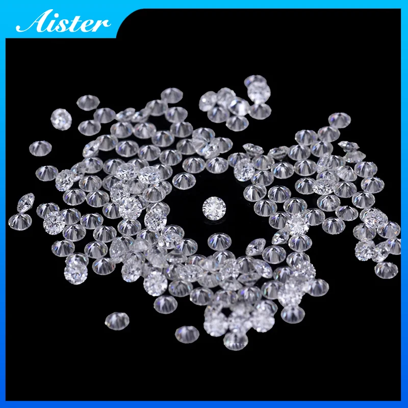 340PCSLooseMoissanitesStonesLabGrownDiamondWholesale08mm30mm