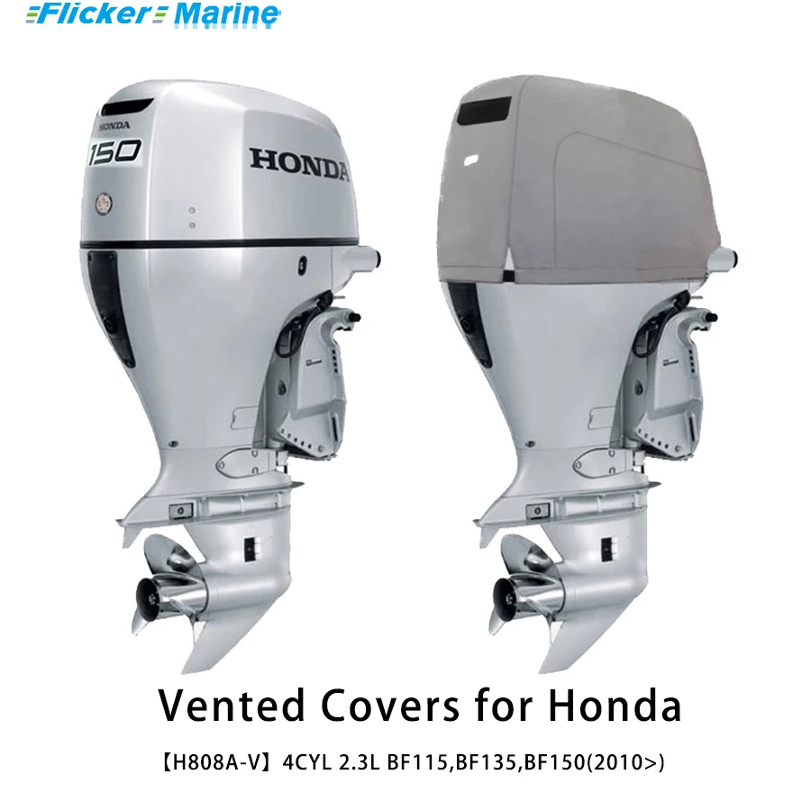 Flickermarine Ventilation Covers for Honda 150 HP Outboard Engines BF115,BF135,BF150(2010)