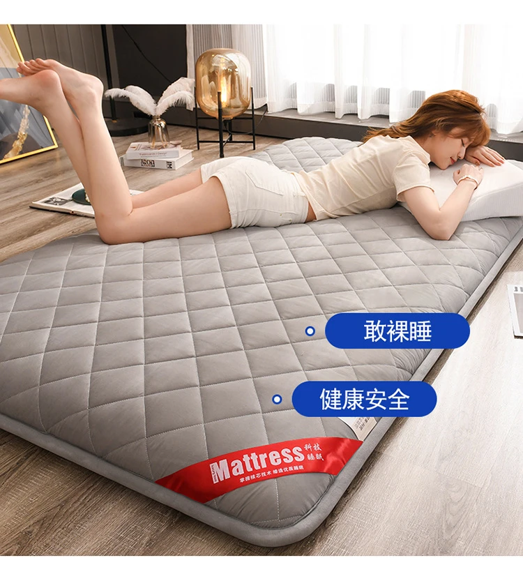 Matratze für Paar Tatami Matratze 5 cm faltbare Schlaf matratze tragbare  Memory-Bett matratzen King Size verdickte Bett matte - AliExpress