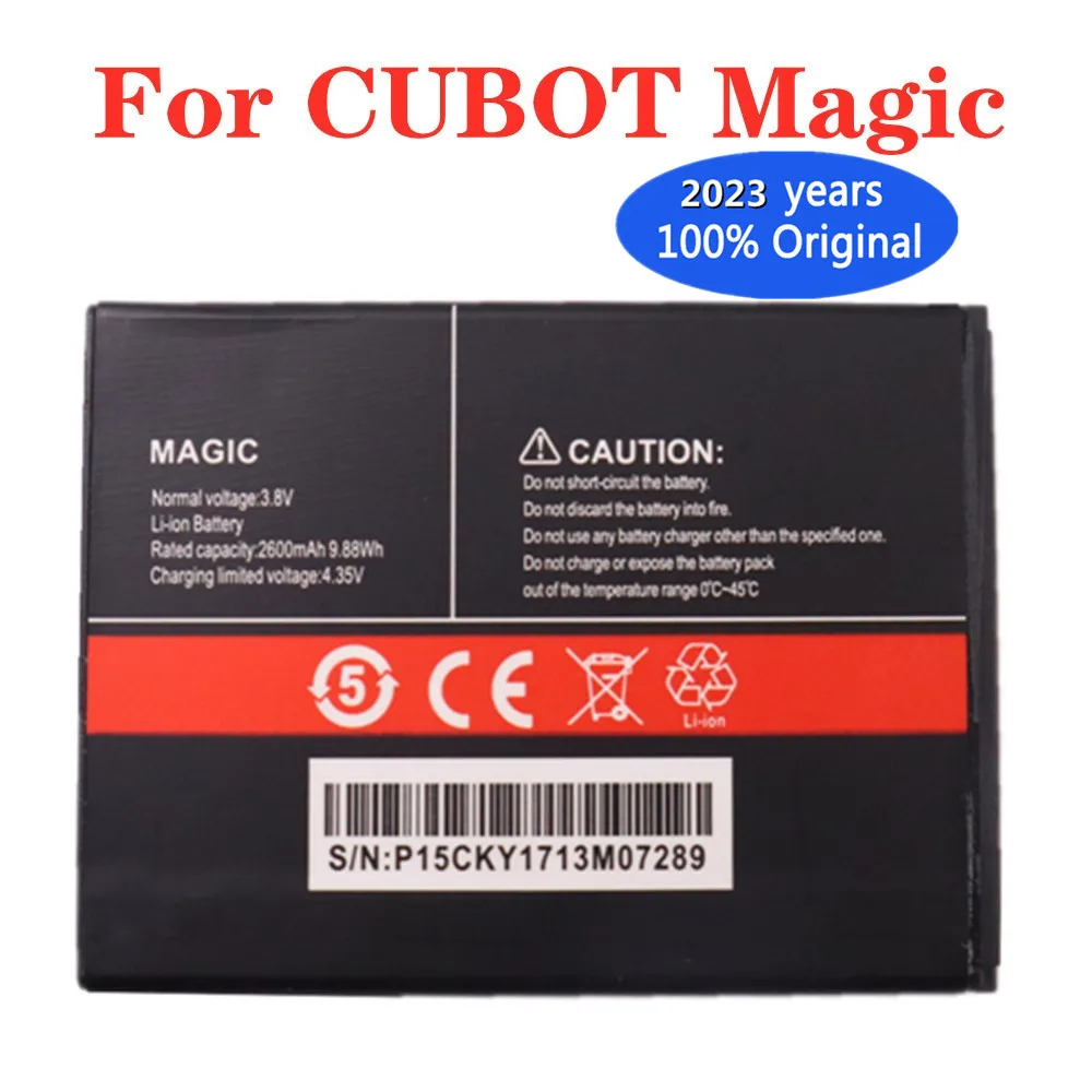 

2023 Years New 2600mAh Original MAGIC Replacement Battery For Cubot Magic Mobile Phone Battery In Stock + Tracking Number