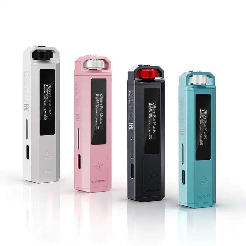 FiiO ECHO NANO 음악 플레이어 Snowsky 휴대용 미니 무손실 Mg-Al 합금 HiFi MP3 플레이어 OLED 스크린 DAC DSD MP3 Presle