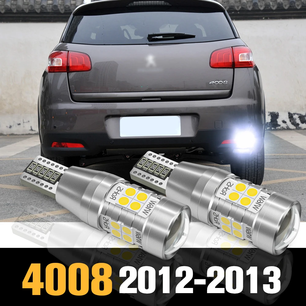 

2pcs Canbus LED Reverse Light Backup Lamp Accessories For Peugeot 4008 2012 2013