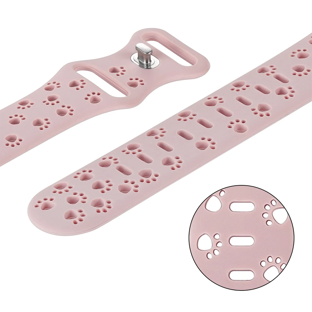 Breathable Silicone Watch Strap with Hollow Design