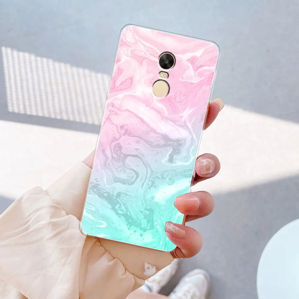 Clear Soft Silicone Phone Case - Transparent Back Cover for Xiaomi Redmi Note 4/4X