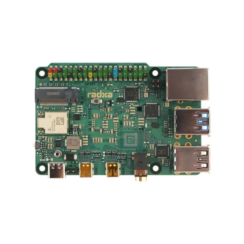 Radxa x4シングルボード、Intel n100プロセッサ、高性能、低消費