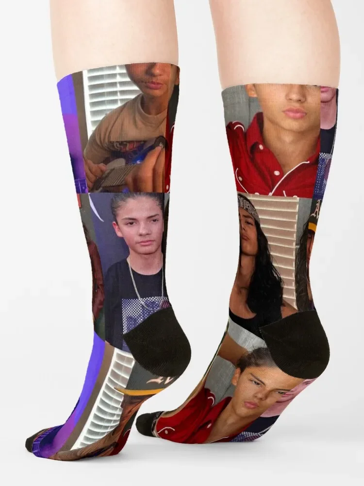 Miguel Cazarez Mora Collage Socks Men's winter thermal socks gym socks with print Fun