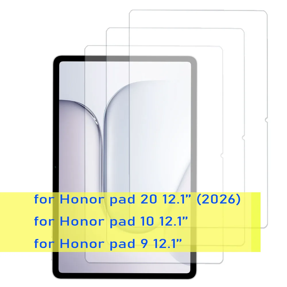 Premium HD Clear Tempered Glass Screen Protector for Tablets - 12.1-Inch Display Protection Film