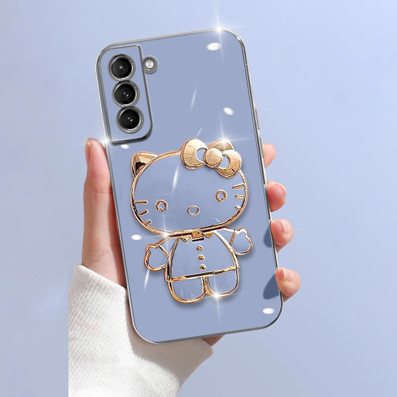 thumbnail image 1 of Funda con soporte de Hello Kitty para Samsung Galaxy, A73, A72, A71, A70, A04, A04E, A54, A53, A52, A51, A50, A30, A12, A13, A14, A20S, A21S, 4G, 5G, 1 of 5