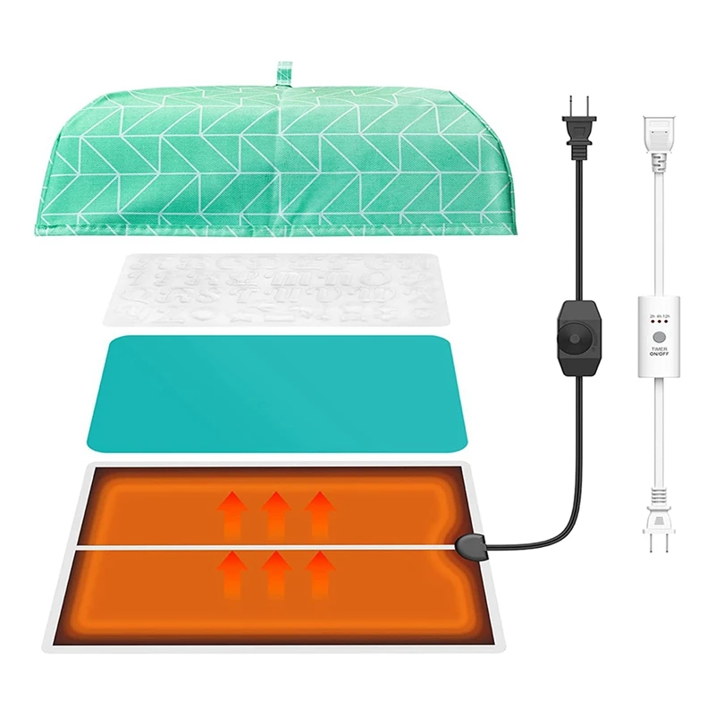 

Resin Heating Mat Resin Molds Heating Pad Resin Curing Machine For Epoxy Molds US Plug