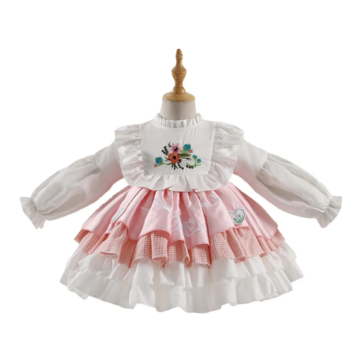New Children's Lolita Princess Dress Girl's Birthday Ball Wedding Evening Dress