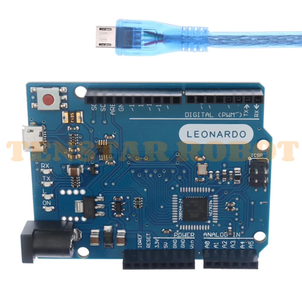 Placa de desarrollo Leonardo R3 + Cable USB ATMEGA32U4 para  Arduino|development board|board cableusb board - AliExpress