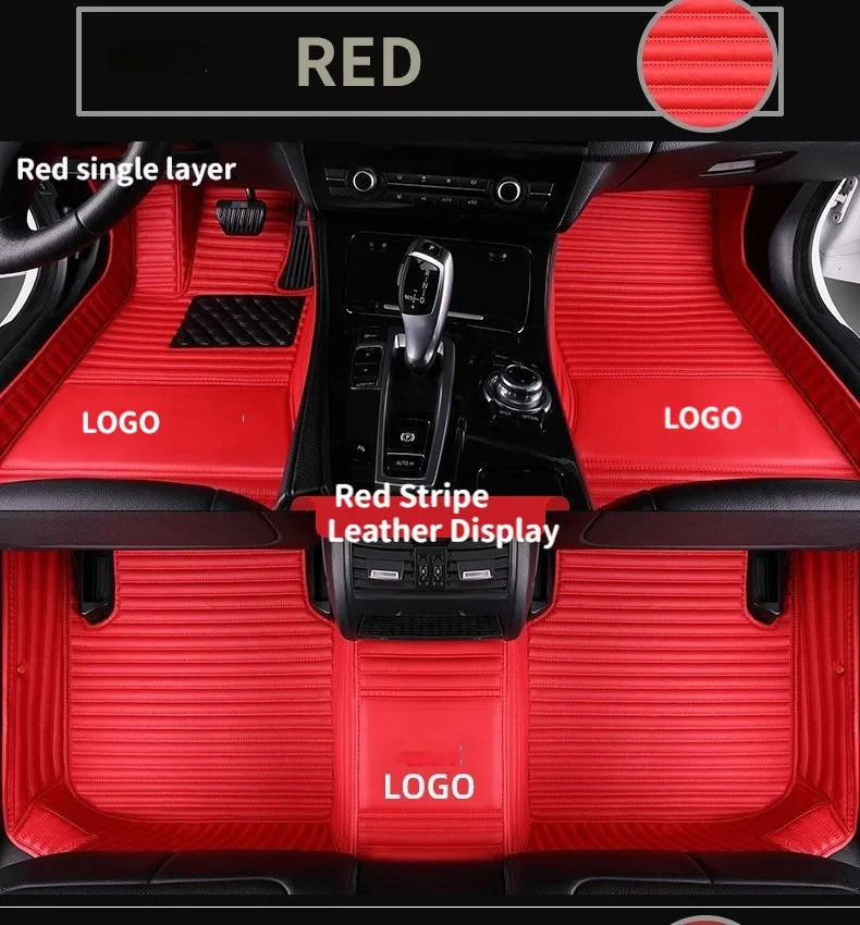 

5D Double-layer Custom Silk Loops Leather Car Mat For Lsuzu All Models JMC D-MAX Mu-X Auto Accessories Car-Styling Carpet Cover