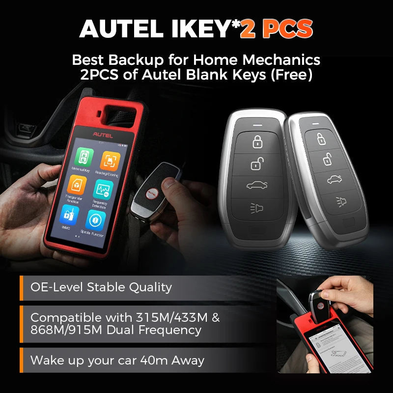 Autel MaxiIM KM100 Key Fob Programmer Tool