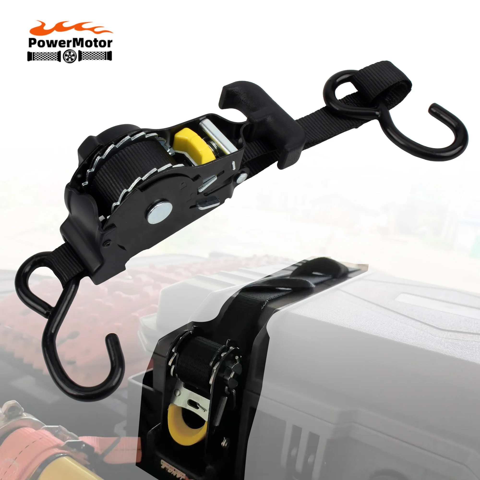 Motorcycles Ratchet Strap Retractable Belts For Car Moto Luggage Load Bundling Securing Riding Travel Tool Accessories Parts