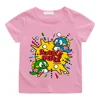 70s 80s Arcade Game Cute Bubble Bobble T-Shirt Kids 100% Cotton Short Summer Short Sleeve Casual Clothes Tee-shirt High Quality 1