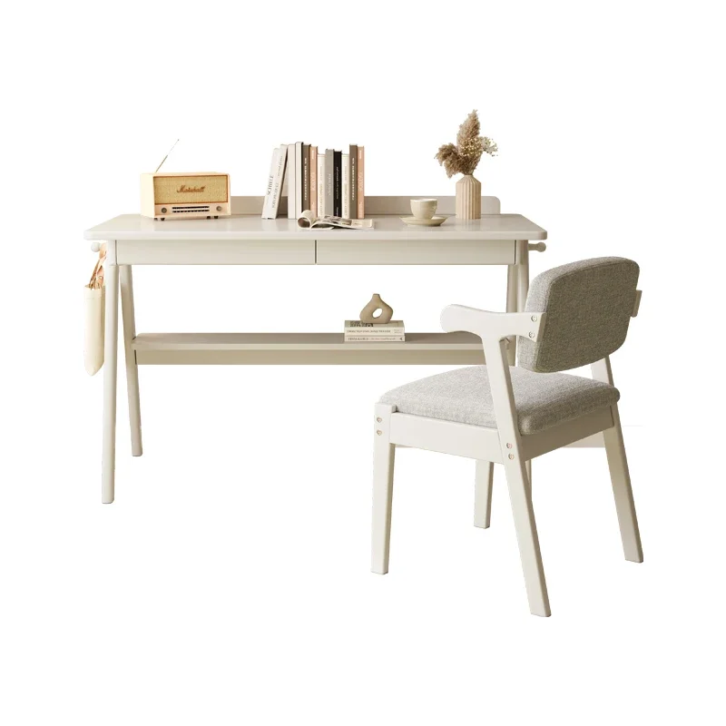 Nordic solid wood desk simple household desktop
